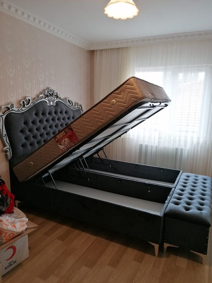 Premium dream çift kişilik baza başlık yatak seti