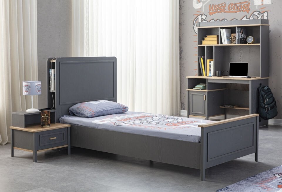 BEST 3 KAPILI DOLAP+ÇALIŞMA MASASI+100*200 KARYOLA