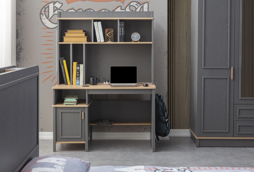 BEST 3 KAPILI DOLAP+ÇALIŞMA MASASI+100*200 KARYOLA