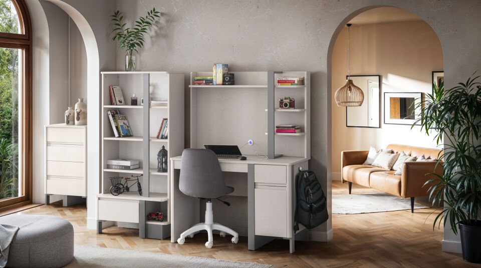 COMFORT 3 KAPILI DOLAP+ÇALIŞMA MASASI+100*200 KARYOLA