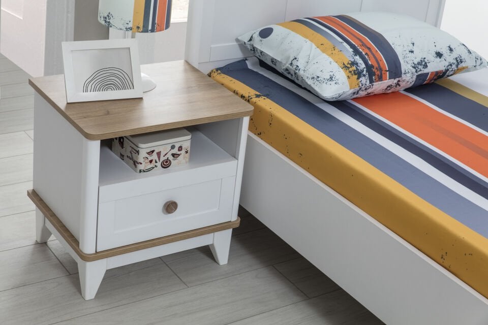 LORA 3 KAPILI DOLAP+ÇALIŞMA MASASI+100*200 KARYOLA