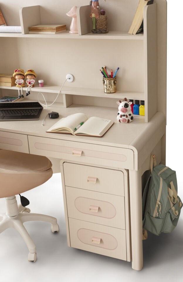 LUNA 3 KAPILI DOLAP+ÇALIŞMA MASASI+100*200 KARYOLA