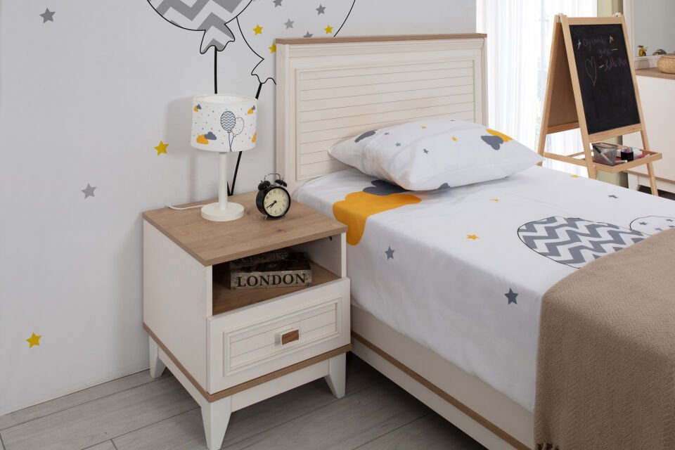 SEDIR 3 KAPILI DOLAP+ÇALIŞMA MASASI+100*200 KARYOLA