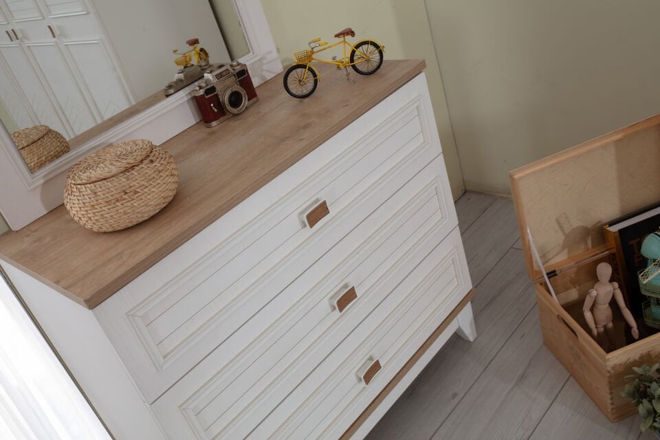 SEDIR 3 KAPILI DOLAP+ÇALIŞMA MASASI+100*200 KARYOLA