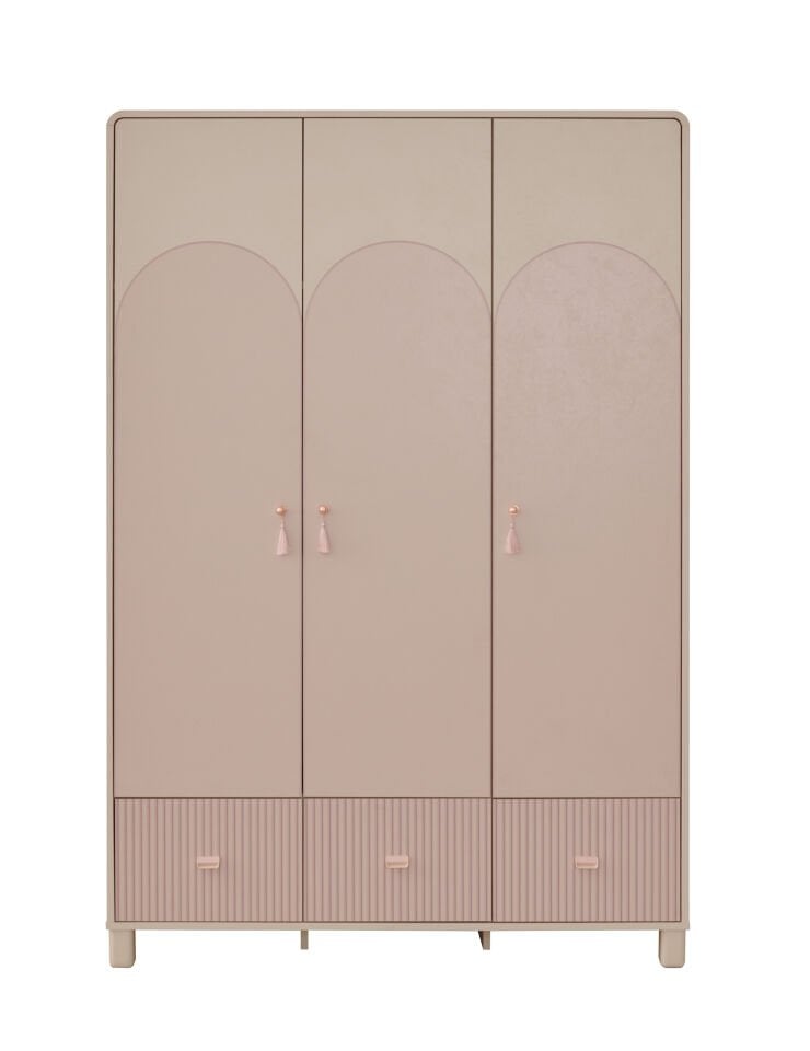 LUNA 3 KAPILI DOLAP + ŞİFONYER + 90*190 MONTESSORI KARYOLA