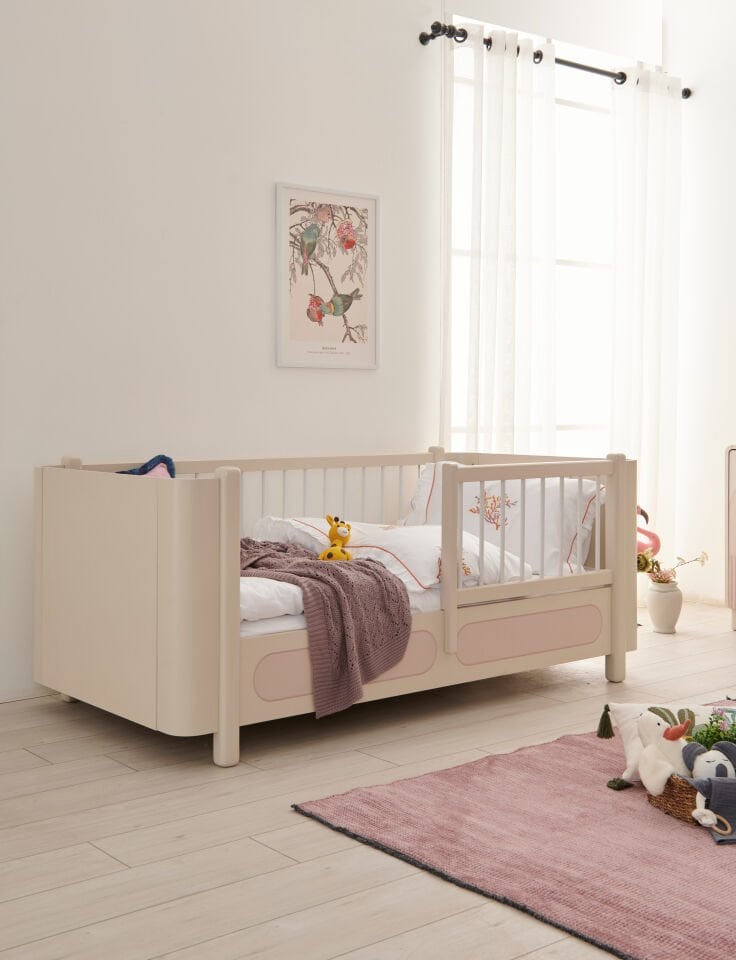 LUNA 3 KAPILI DOLAP + ŞİFONYER + 90*190 MONTESSORI KARYOLA