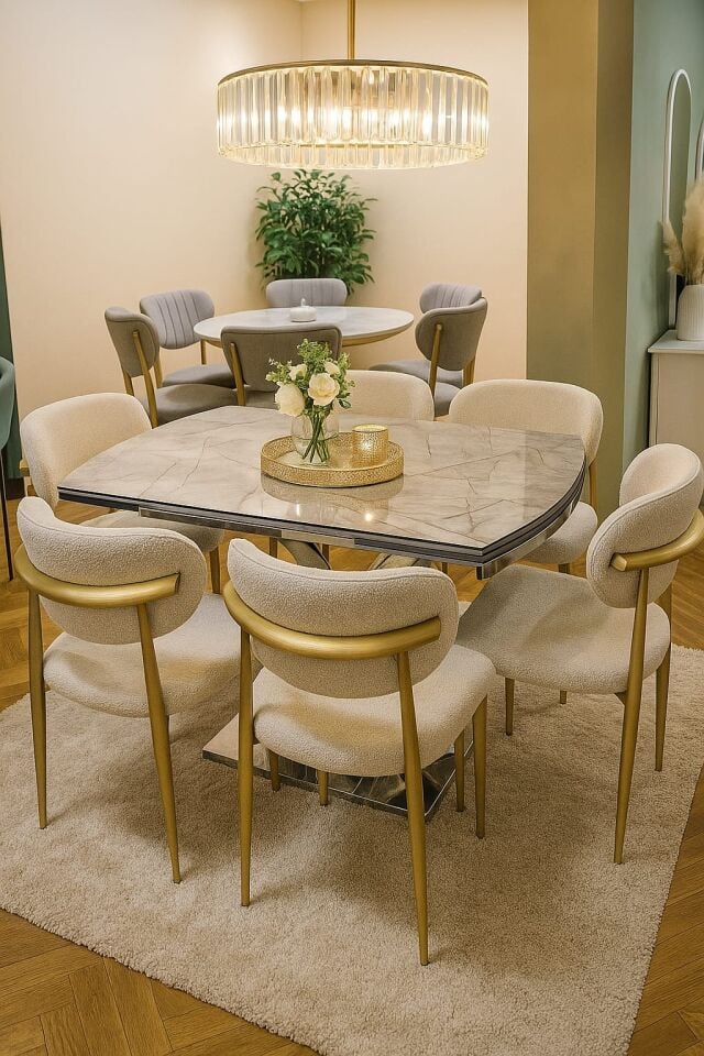 Lüks Masa Sandalye Takımı